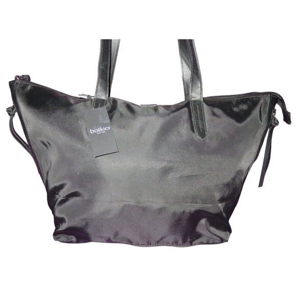 Botkier New York Large Black Nylon Weekender Lightweight Carry All tote - Picture 2 of 12